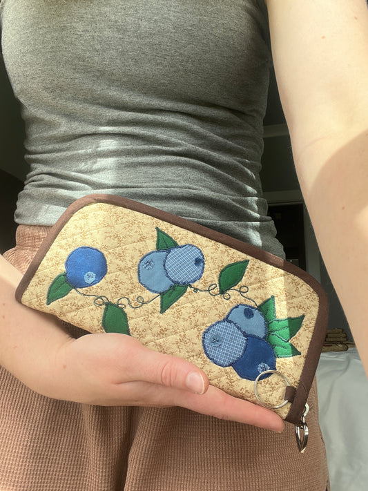 Large Blueberry Wallet