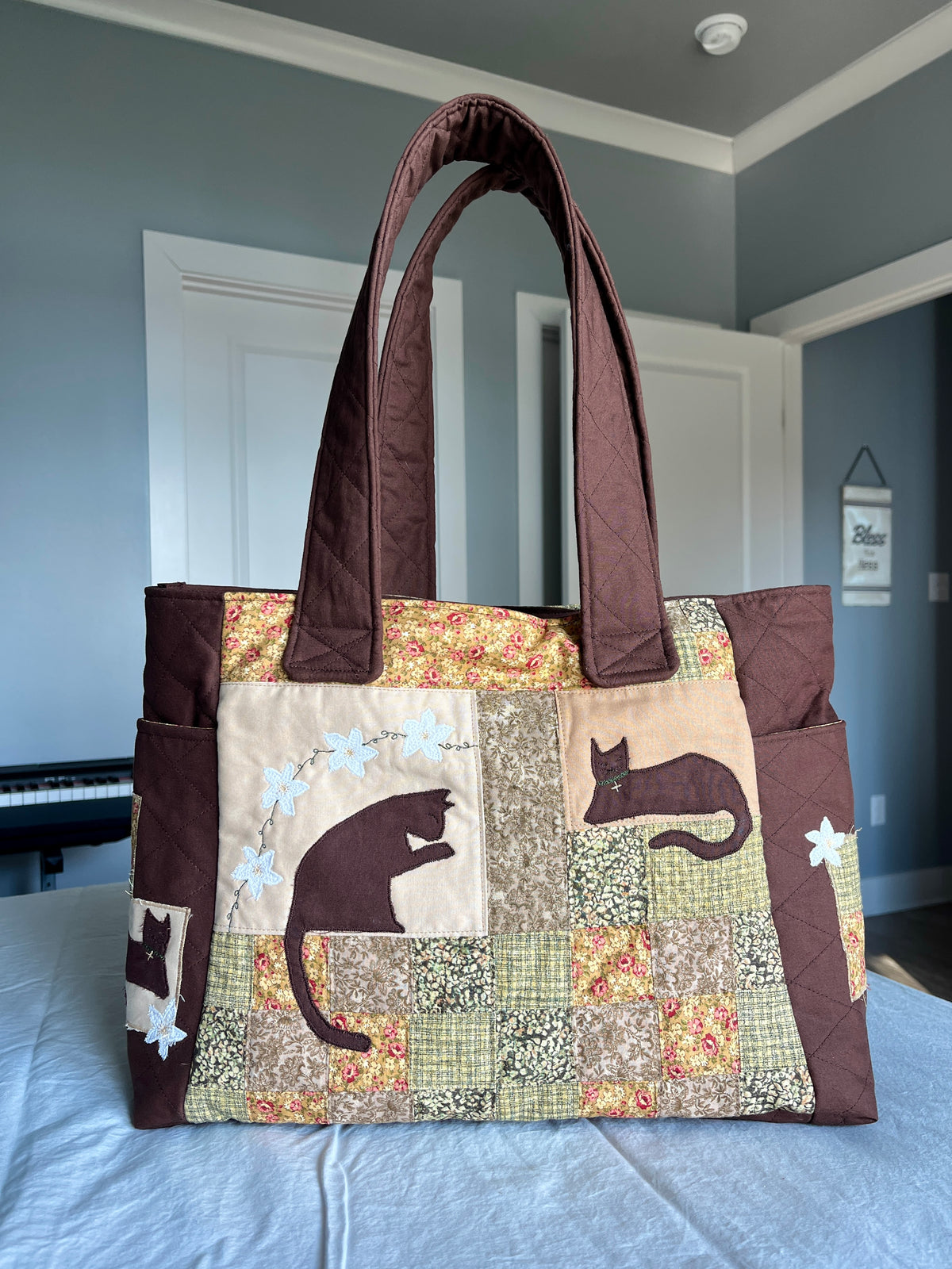 Brown Kitty Patch Eliana Bag