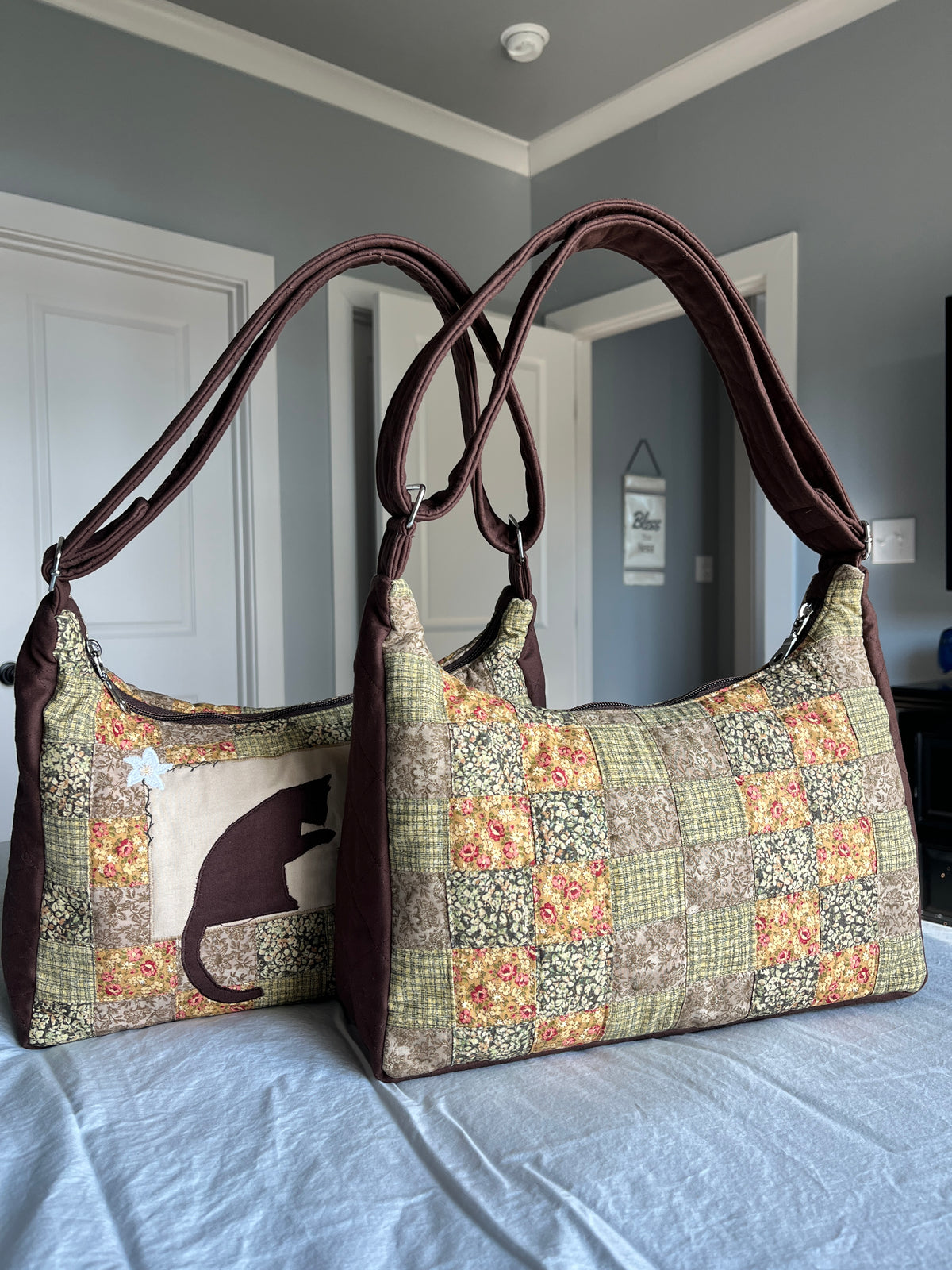 Brown Kitty Patch Lucy Bag