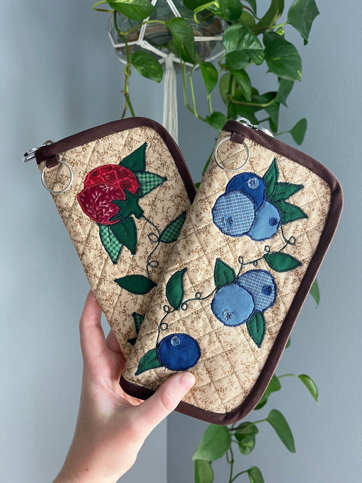 Large Blueberry Wallet