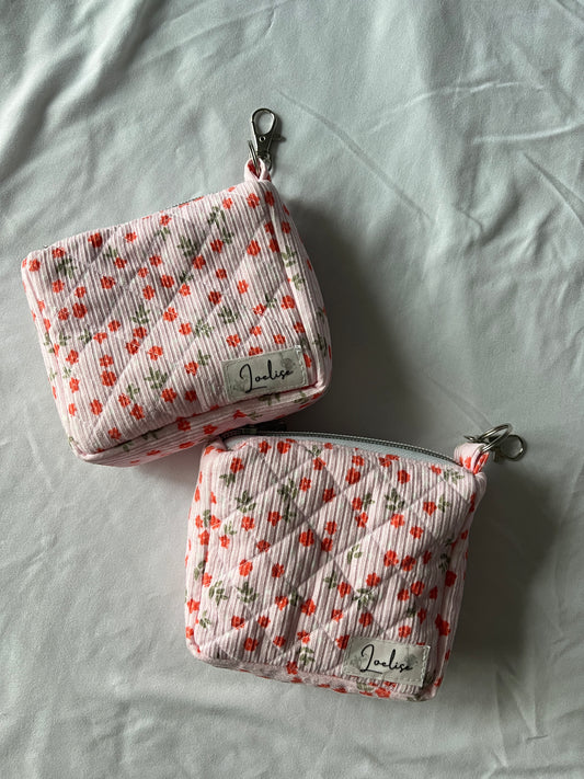 Pink Floral Pouch/Wallet
