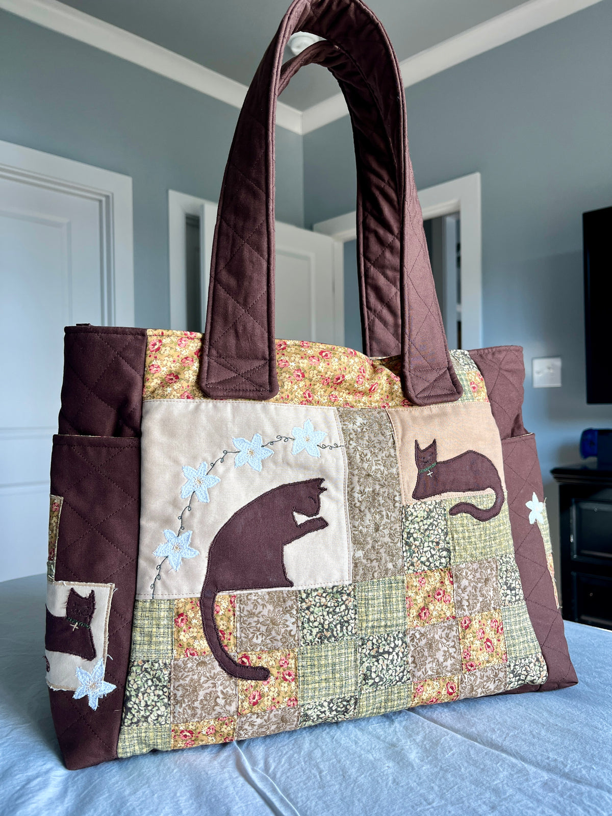 Brown Kitty Patch Eliana Bag