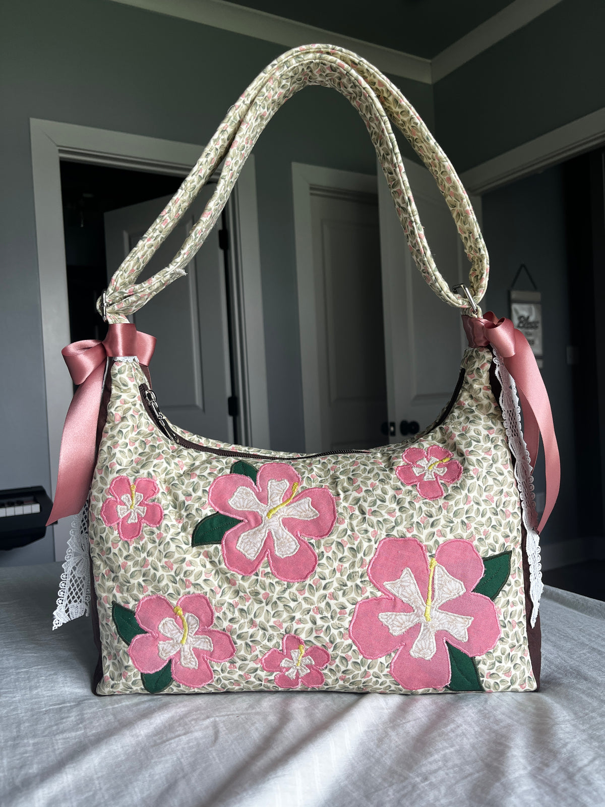 The Hibiscus Lucy Bag