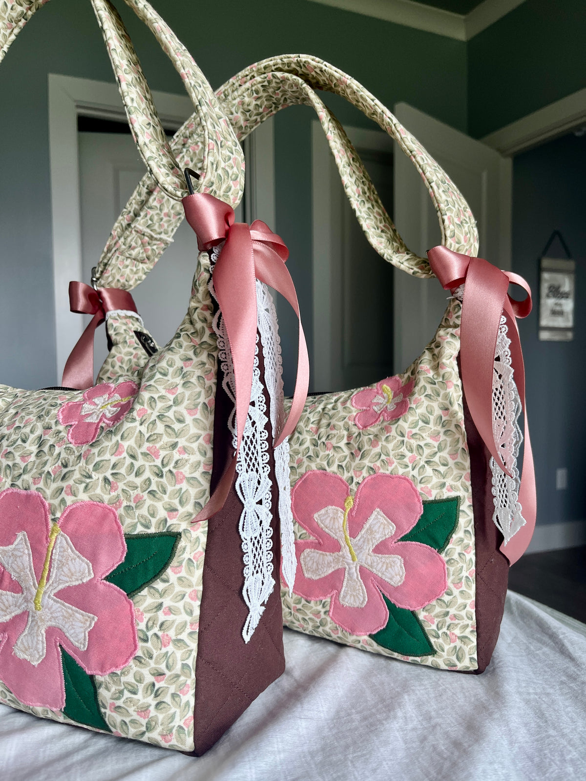 The Hibiscus Lucy Bag