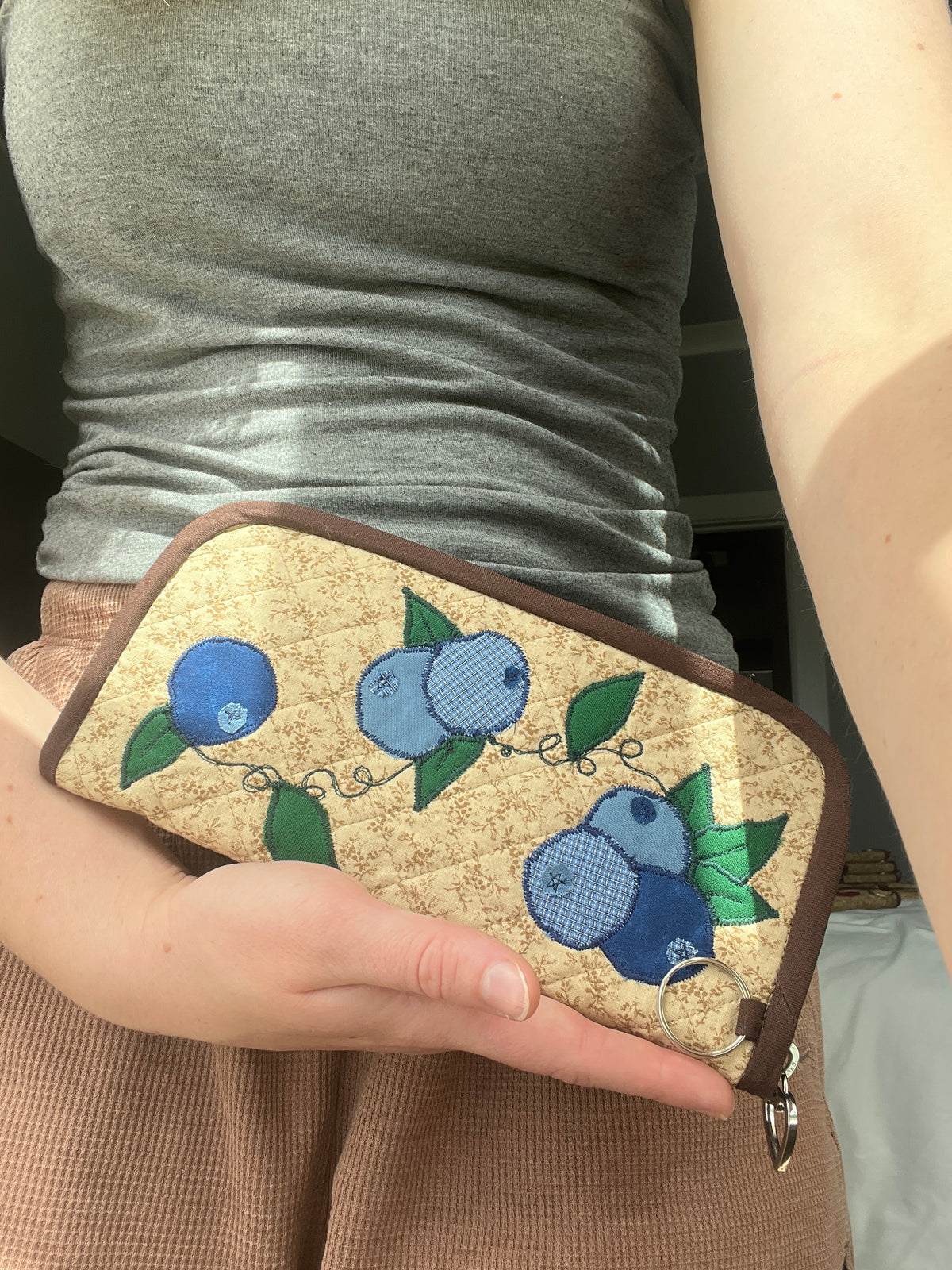 Large Blueberry Wallet