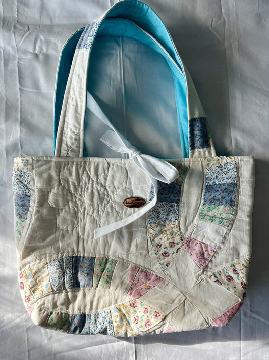 Upcycled Quilt Tote Bag