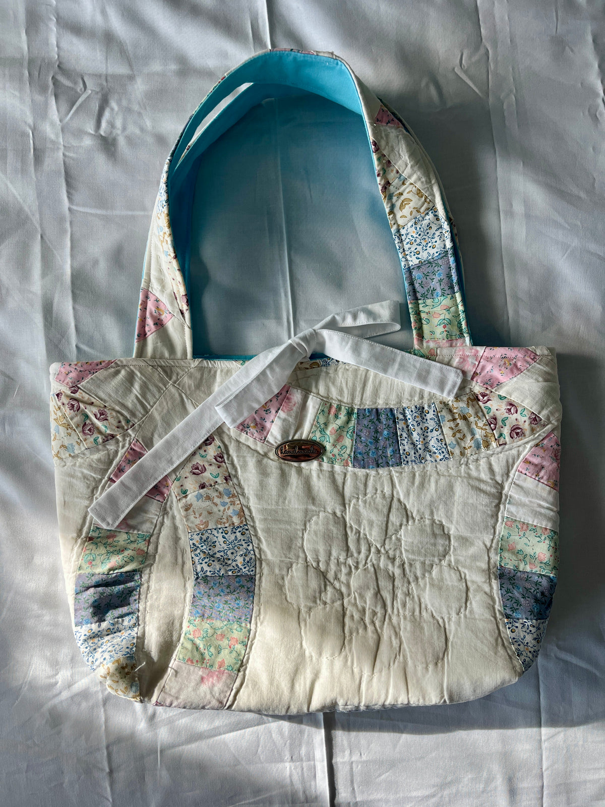 Upcycled Quilt Tote Bag