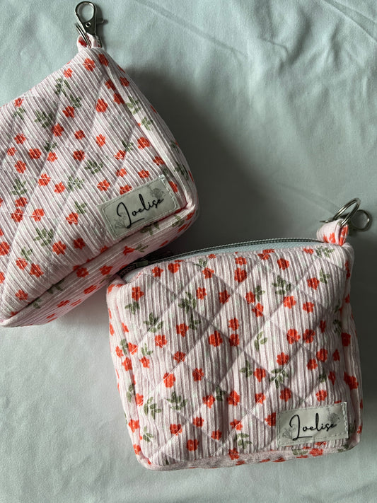 Pink Floral Pouch/Wallet