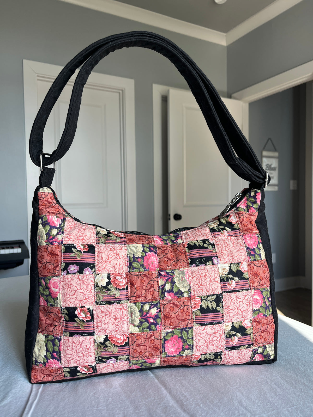 Black Kitty Patch Lucy Bag